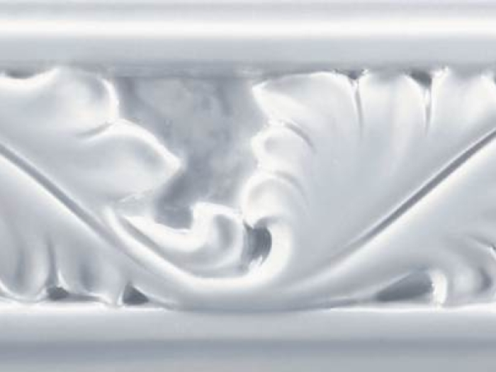 На изображении товар CERAMICHE GRAZIA  Бордюр FORMAE FOLIAGE 6,5X26 COTTON от официального представителя в Москве