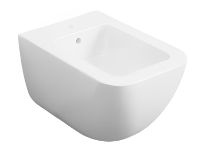 Биде Cielo Shui Comfort 375х550 мм, подвесное, 1 отверстие для смесителя, цвет Gloss White