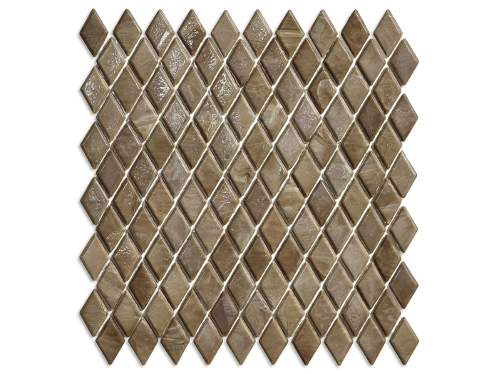 На изображении товар Sicis Стеклянная мозаика Diamond ITEM T45 Mouma chips size 23х40 mm sheet size 251x253 mm от официального представителя в Москве