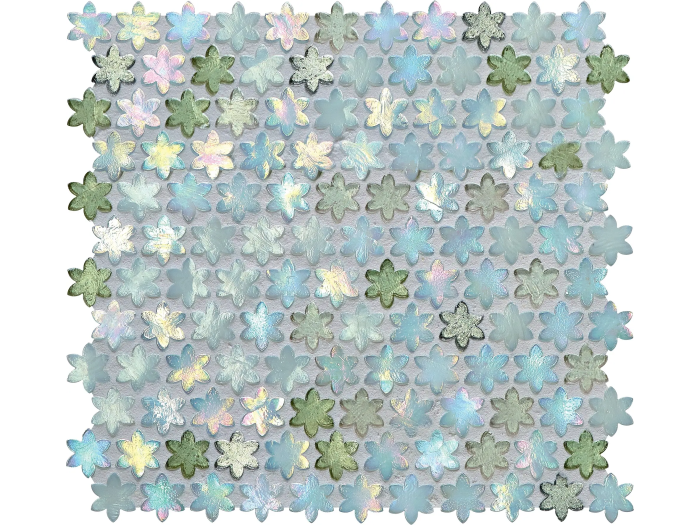 На изображении товар Sicis Смальтовая мозаика Petites Fleurs Blends Pasadena sheet-size 316x293 mm от официального представителя в Москве