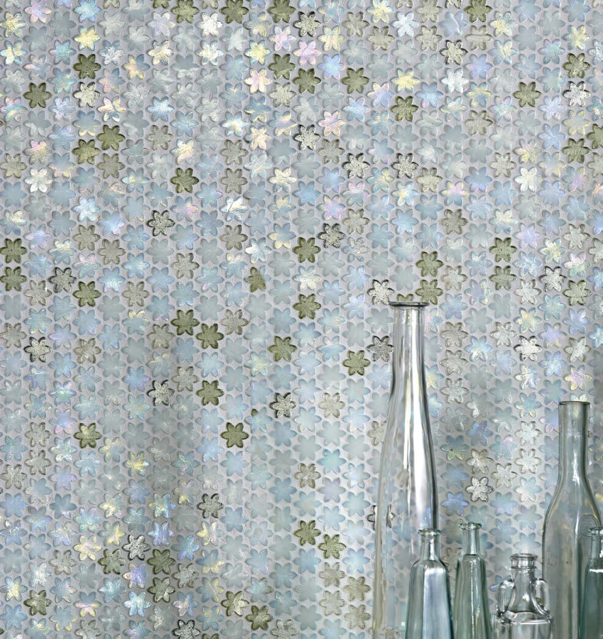 Sicis Смальтовая мозаика Petites Fleurs Blends Pasadena sheet-size 316x293 mm - изображение 1