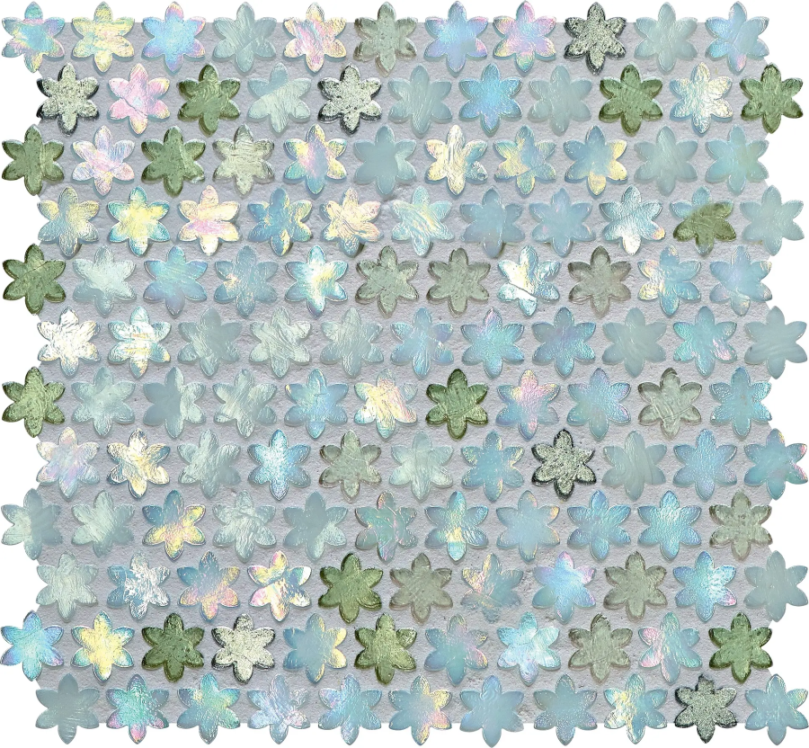 Sicis Смальтовая мозаика Petites Fleurs Blends Pasadena sheet-size 316x293 mm