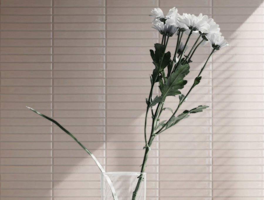 Terratinta Ceramics Мозаика, керамогранит Mosaico Stick Glossy Dreamy Pink Mosaico 29x30 / 5.5 - изображение 1