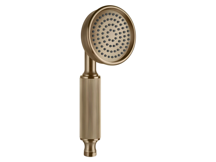 На изображении товар Душевая лейка Gessi Venti20, с защитой от известкового налёта, цвет Warm Bronze Br. PVD от официального представителя в Москве