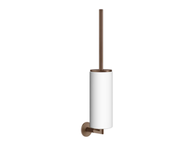 На изображении товар Ёршик Gessi Ingranaggio, настенный, цвет White/Copper Brushed PVD от официального представителя в Москве