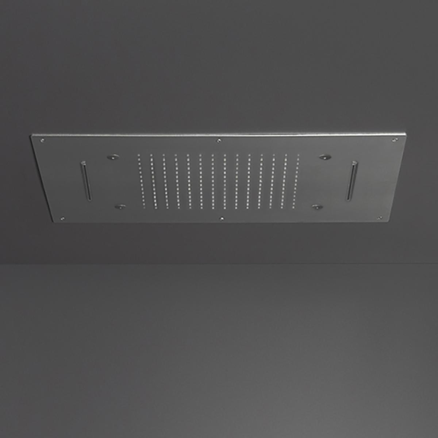 Верхний душ CEA Design Acqua E Luce, встраиваемый, 400х700 мм, 3 режима, сталь, цвет Black Diamond полированный - изображение 1