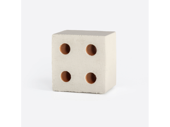 На изображении товар Mutina Керамогранит Bloc Matt Pearl 13x13x10 от официального представителя в Москве