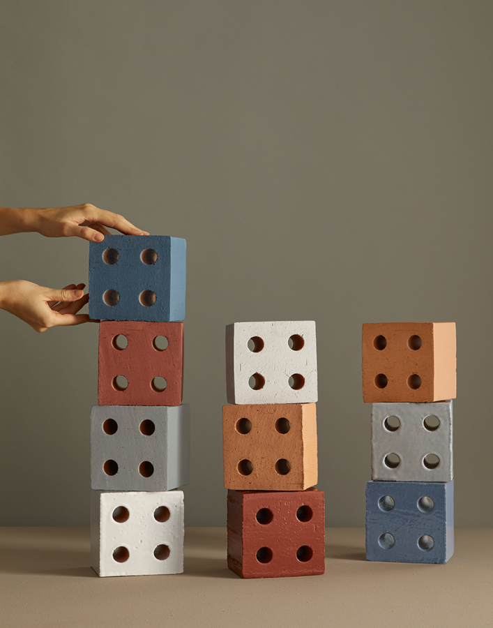 Mutina Керамогранит Bloc Matt Pearl 13x13x10 - изображение 4