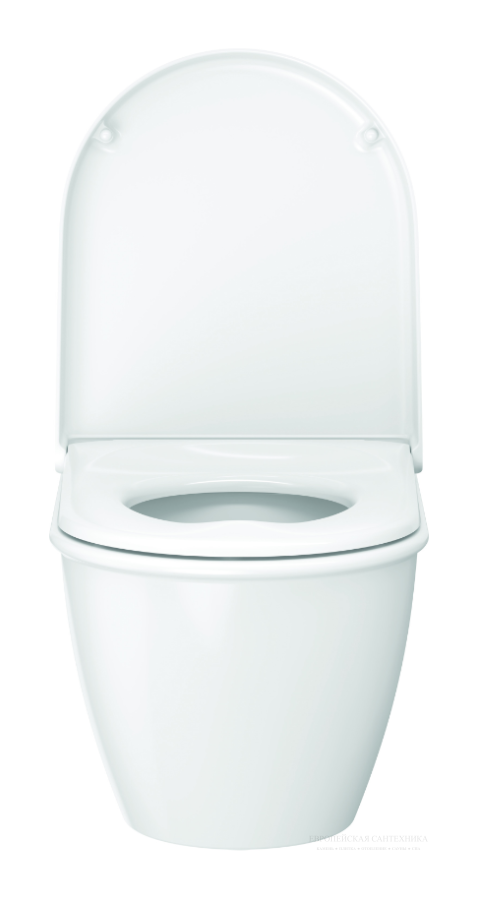 Унитаз Duravit Darling New подвесной, 365 x 540 мм, цвет белый c HygieneGlaze - изображение 3