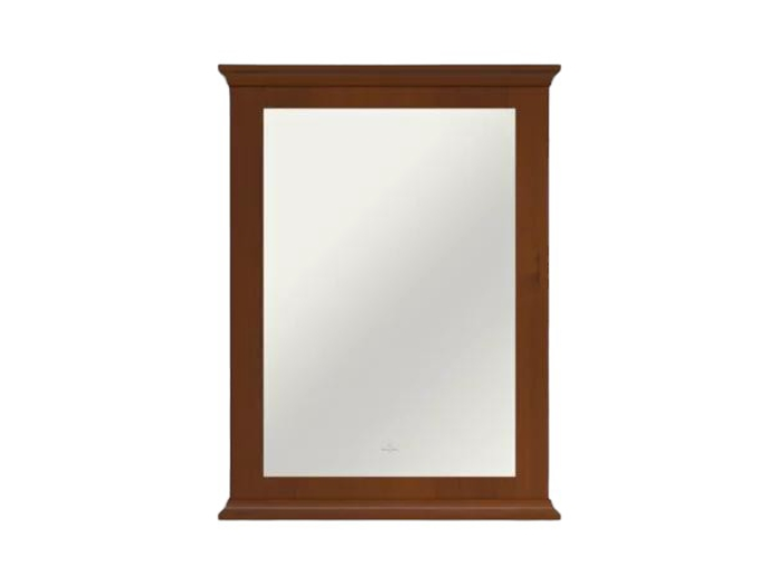 На изображении товар Зеркало Villeroy&Boch Hommage настенное, в деревянной раме, 560x740 мм. от официального представителя в Москве