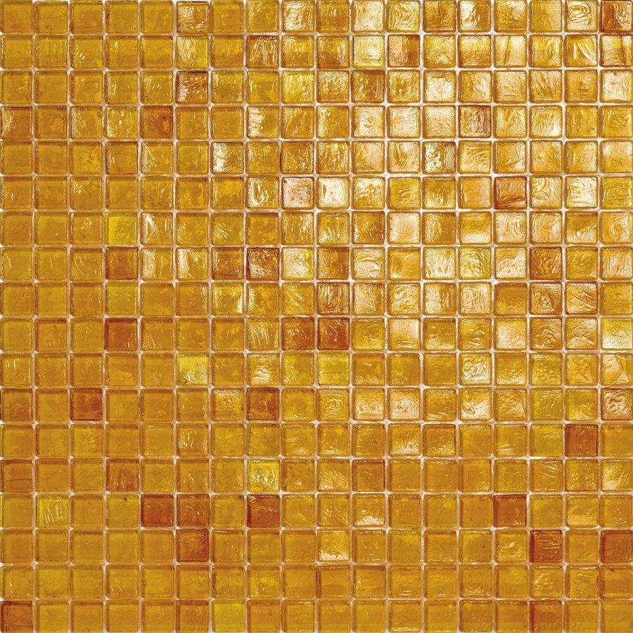 Sicis Стеклянная мозаика Waterglass Amber 03 chips size 10х10 mm sheet size 295x295 mm