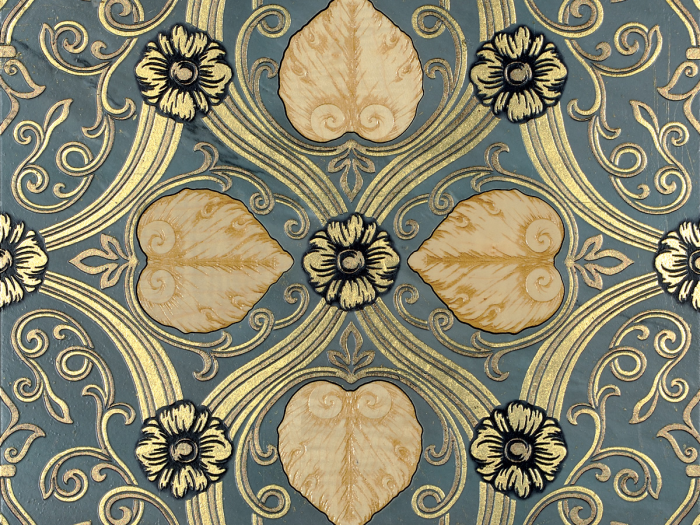 На изображении товар Akros Venezia Камень Axioma Theikos TS Bardiglio Gold Acero 40x40x1 от официального представителя в Москве