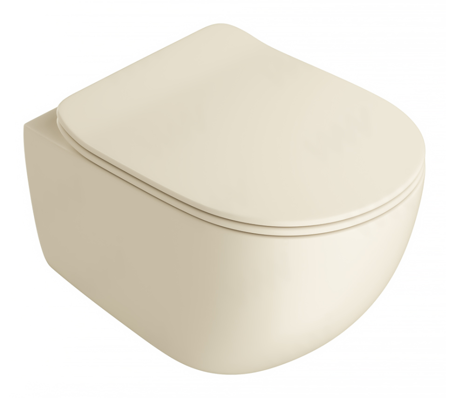 Унитаз Artceram File 2.0 Rimless, подвесной, 360x520 мм, безободковый, цвет Sand