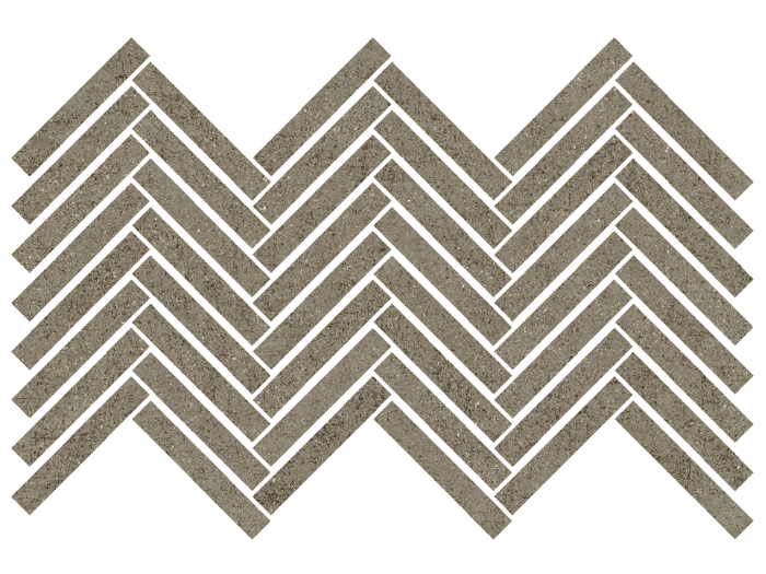 На изображении товар Living Ceramics Керамогранит Cuit Clay Spike Mosaic Soft textured 22,6x43 от официального представителя в Москве