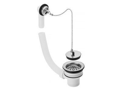 Комплект перелива Villeroy&Boch O.Novo для раковины, хром