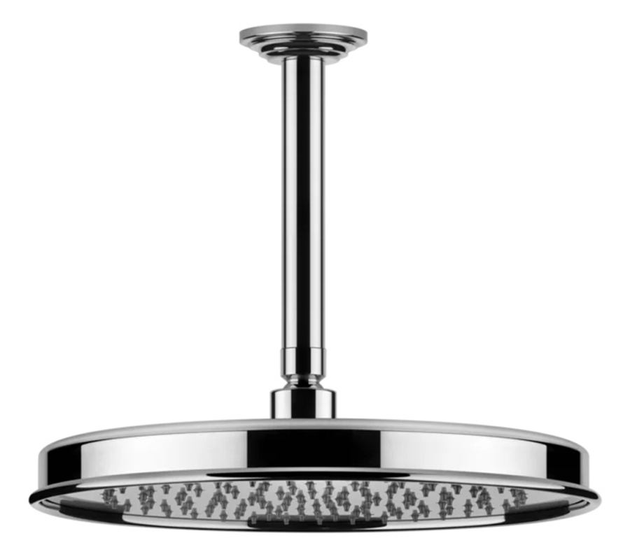 Верхний душ Gessi Venti20, Ø328 мм, потолочный, поворотный с шарниром, цвет Chrome