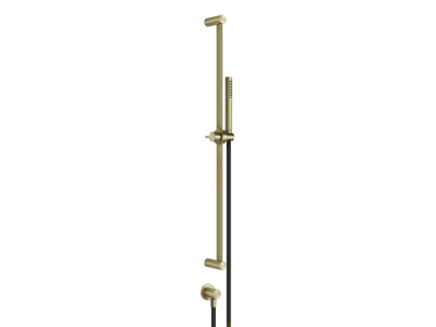 Штанга Gessi316, настенная, с душевой лейкой, цвет Brass Brushed PVD