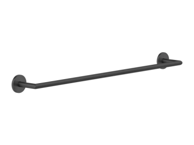 На изображении товар Полотенцедержатель Gessi Ventaglio, настенный, 600 мм, цвет Matte Black от официального представителя в Москве