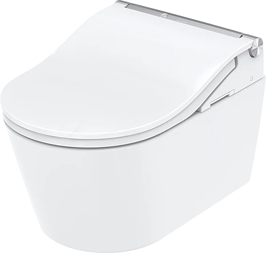 Сиденье Toto Washlet RWс дистанционным управлением с функцией EWATER+, для унитаза RP CW542EY, 391×579×108мм, цвет белый - изображение 1