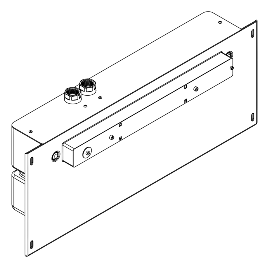 Cкрытая часть CEA Design Built-in Parts, для настенного смесителя с изливом слева