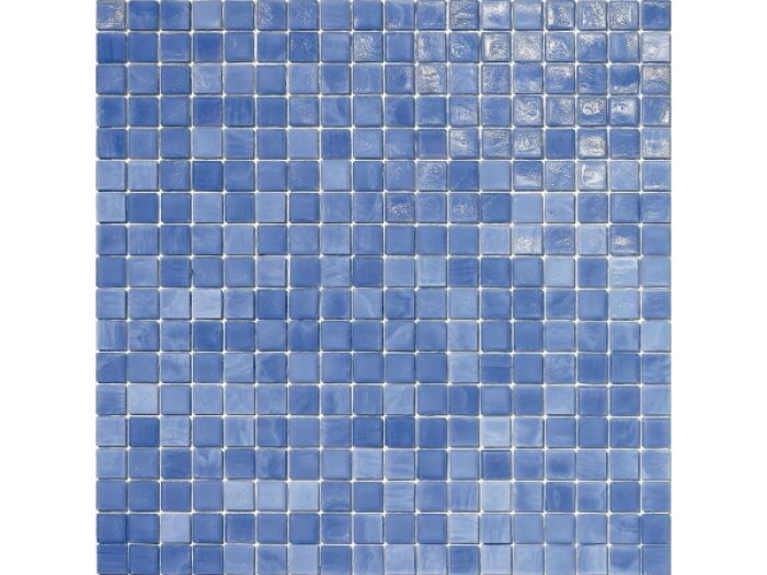 На изображении товар Sicis Стеклянная мозаика Natural Deep Sea chips size 15х15 mm sheet size 295x295 mm от официального представителя в Москве