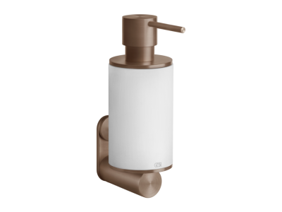 Дозатор Gessi 316, настенный, Ø75хh208 мм, цвет White/Copper Brushed PVD