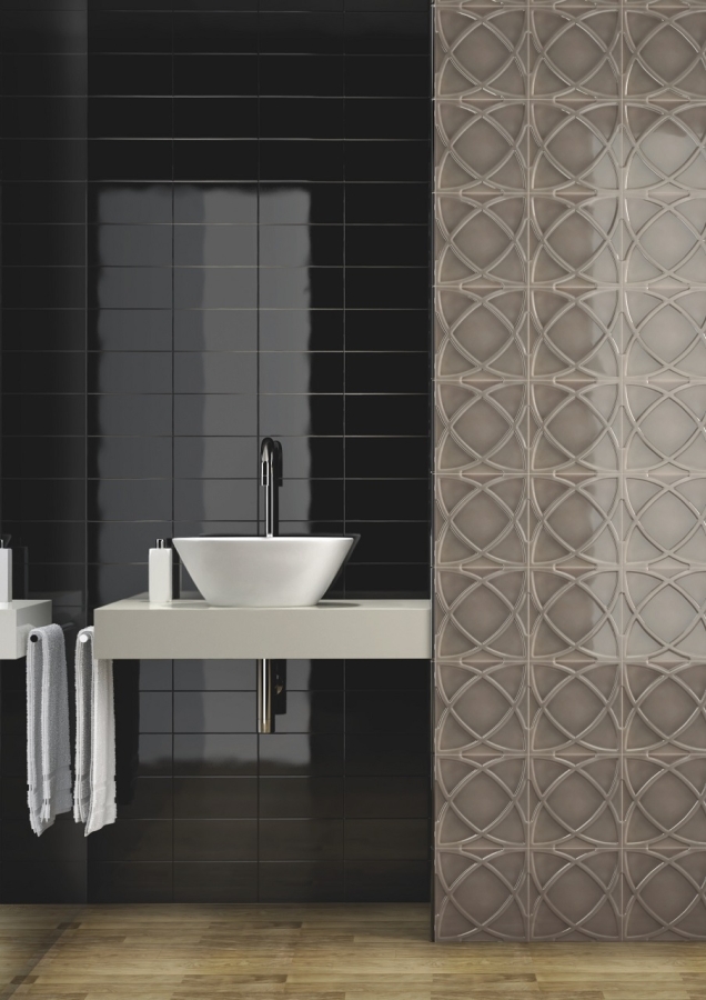 CERAMICHE GRAZIA  Керамическая плитка VINTAGE 10X20 BLACK - изображение 1