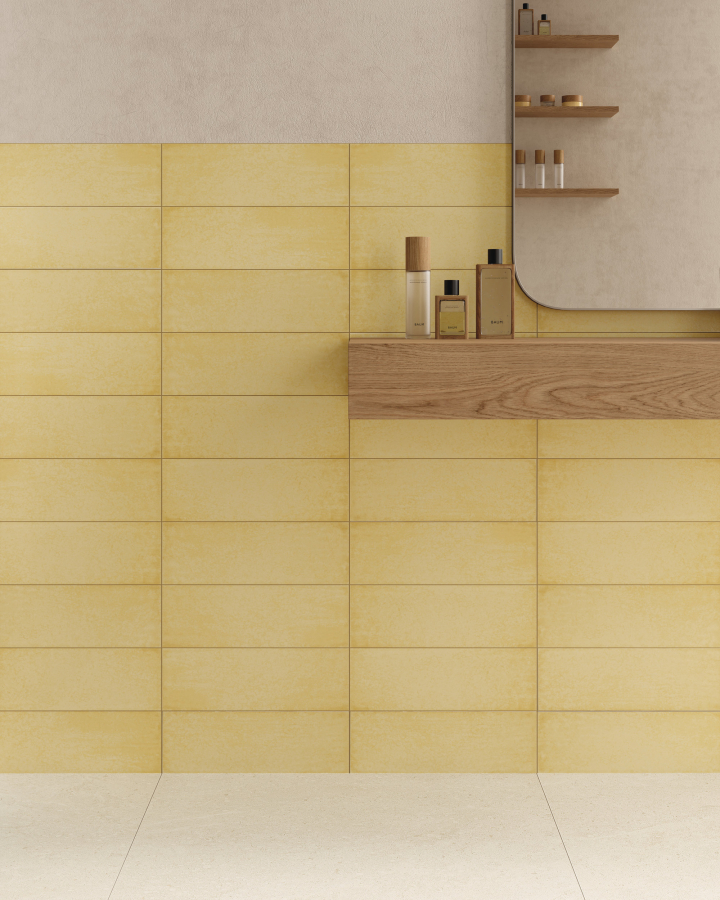 Iris Ceramica Керамическая плитка Maiolica Ocra glossy 10x30 - изображение 2