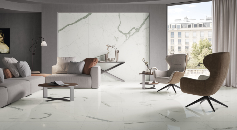 FMG Керамогранит Select Bianco venato extra lucidato 60x60 8мм - изображение 1