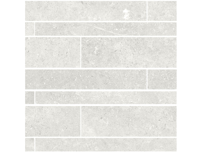 На изображении товар Terratinta Ceramics Мозаика, керамогранит Less Matt White Mosaic 30x60 / 8.5 от официального представителя в Москве