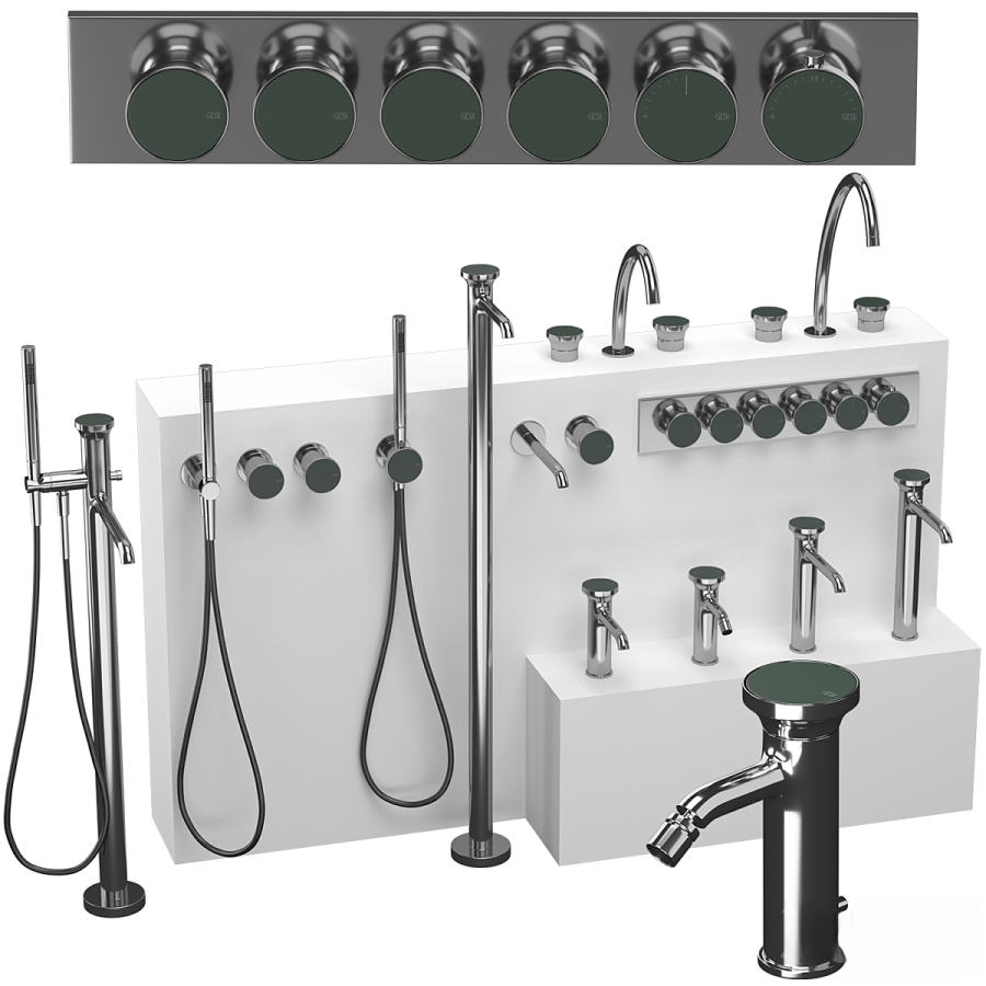 Шланговое подсоединение Gessi Origini, с встроенным держателем лейки и выводом воды, цвет Warm Bronze Br. PVD - изображение 2