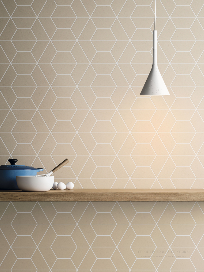 Living Ceramics Керамогранит Cava Pattern 3 Grey Natural 9,8x59,8 - изображение 1