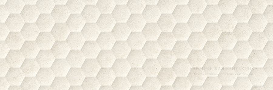 Living Ceramics Керамическая плитка Bera&Beren Ductile Six Reliefs White 29,8x89,8