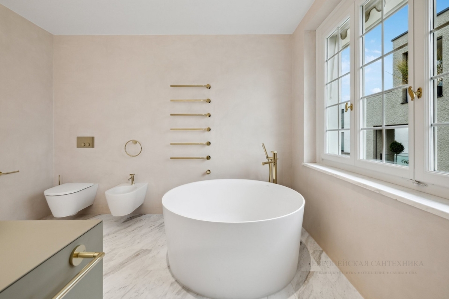 Бумагодержатель Gessi Anello, настенный, без крышки, цвет Brass PVD - изображение 2