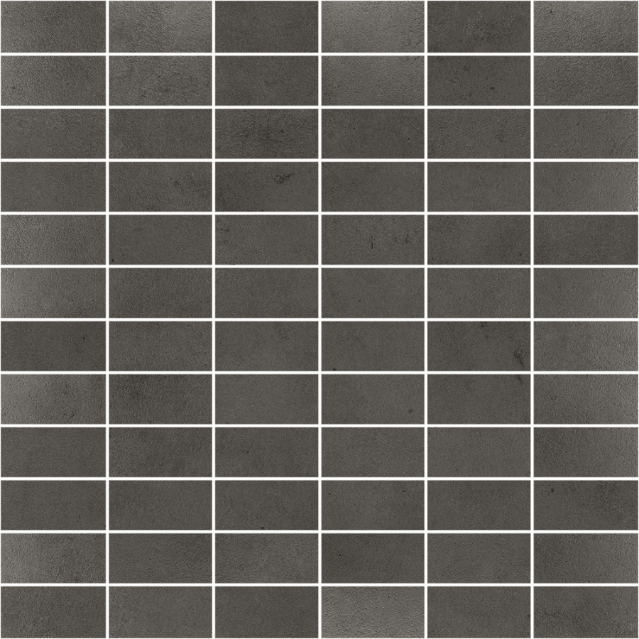 Terratinta Ceramics Мозаика, керамогранит Betontech Matt Mud Mosaic 30x30 (2.5x5) / 10.5