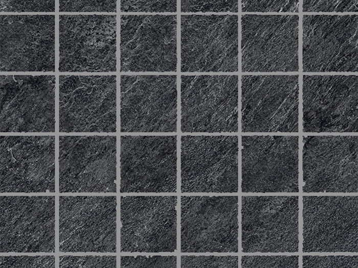 На изображении товар La Fabbrica Ava Керамогранит Storm Dark 5X5 Mosaico  nat\ret 30x30 от официального представителя в Москве