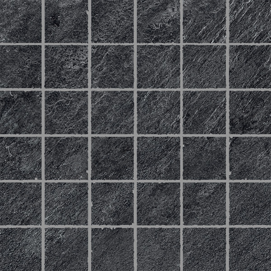 La Fabbrica Ava Керамогранит Storm Dark 5X5 Mosaico  nat\ret 30x30