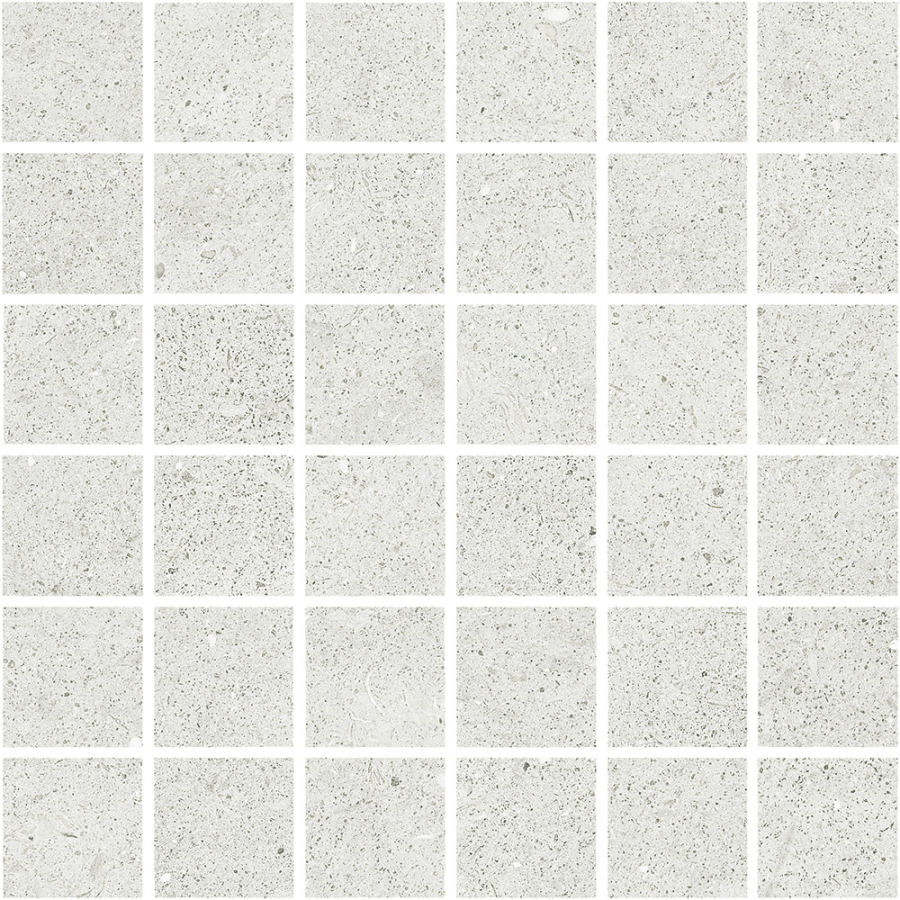 Terratinta Ceramics мозаика, керамогранит Lagom Matt White Mosaic 30x30 (5x5) / 9.5