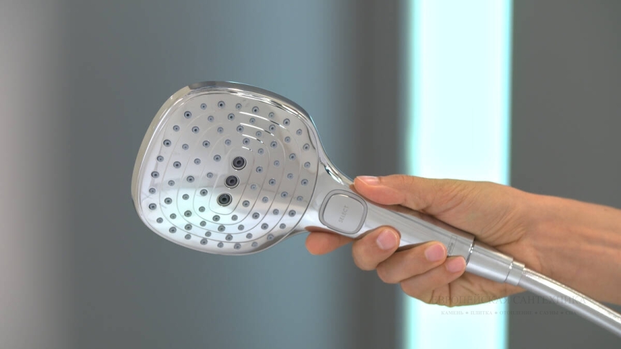 Ручной душ Hansgrohe Raindance Select 120 Air 3jet, лейка, 3 типа струи, цвет Хром - изображение 3
