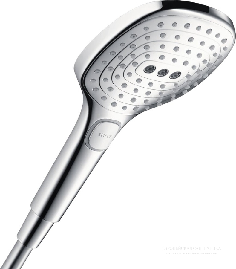 Ручной душ Hansgrohe Raindance Select 120 Air 3jet, лейка, 3 типа струи, цвет Хром