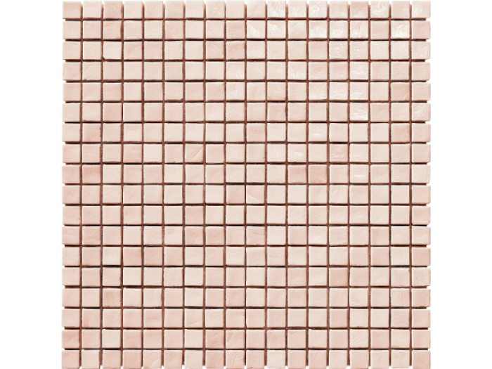 На изображении товар Sicis Стеклянная мозаика Murano Smalto Coral 1 chips size 10x10 mm sheet-size 295x295 mm от официального представителя в Москве