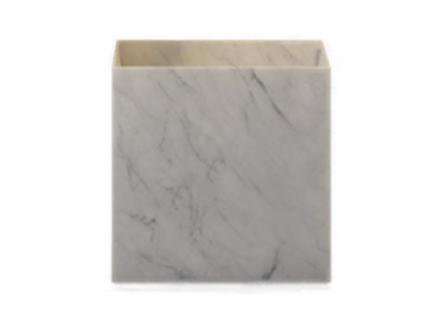 На изображении товар Раковина Nabatei Antonio Lupi, 40 x 40 x H 40 см, мрамор, цвет Bianco Carrara от официального представителя в Москве