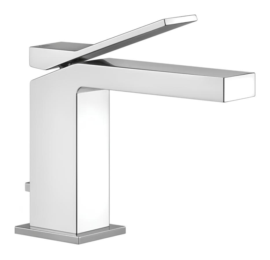 Смеситель для раковины Gessi Rettangolo K , с донным клапаном, цвет Chrome