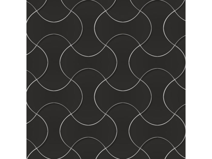 На изображении товар Terratinta Ceramics Мозаика, керамогранит Norse Knit Matt Black Swan mosaic 30x30 / 9.5 от официального представителя в Москве