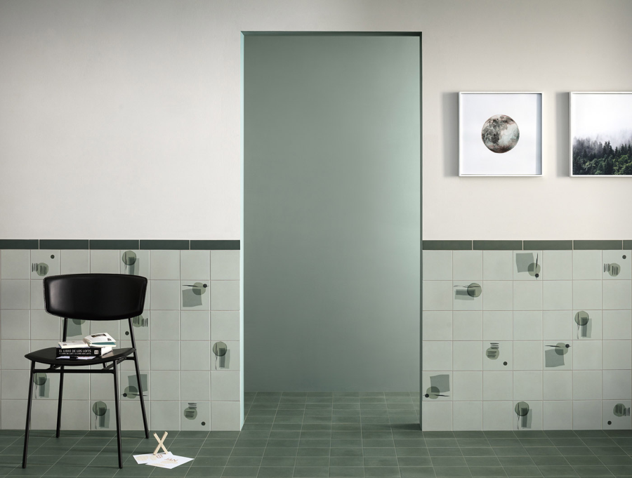 Sartoria Керамогранит Genesi Decor Mix Luce Greens Matt 15x15 - изображение 2