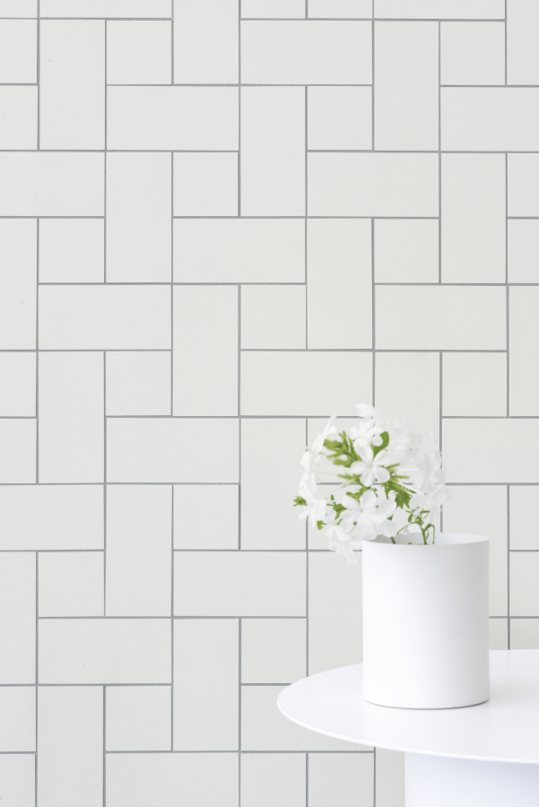 Micro. Керамогранит Microtiles Rectangular Glaze White 5x10 - изображение 4