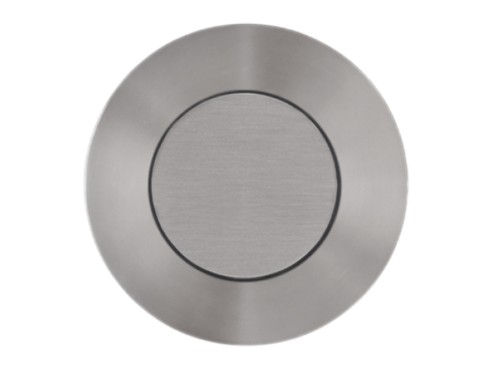 На изображении товар Кнопка смыва CeaDesign Hydroplate, пневматическая, для встроенного/внешнего бачка Geberit (Sigma12, Omega12), сталь, цвет полированная сталь от официального представителя в Москве