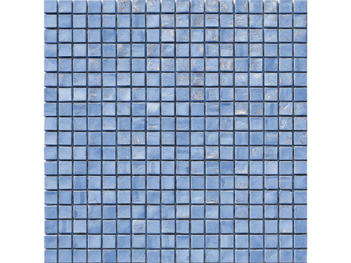 На изображении товар Sicis Стеклянная мозаика Murano Smalto Lapislazuli 2 chips size 15x15 mm sheet-size 295x295 mm от официального представителя в Москве