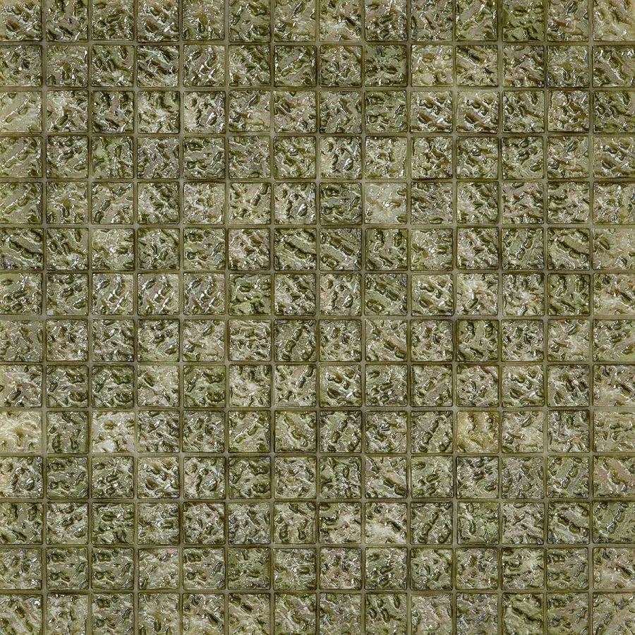 Sicis Стеклянная мозаика Tephra Cumbal Irid chips size 20х20 mm sheet-size 295x295 mm