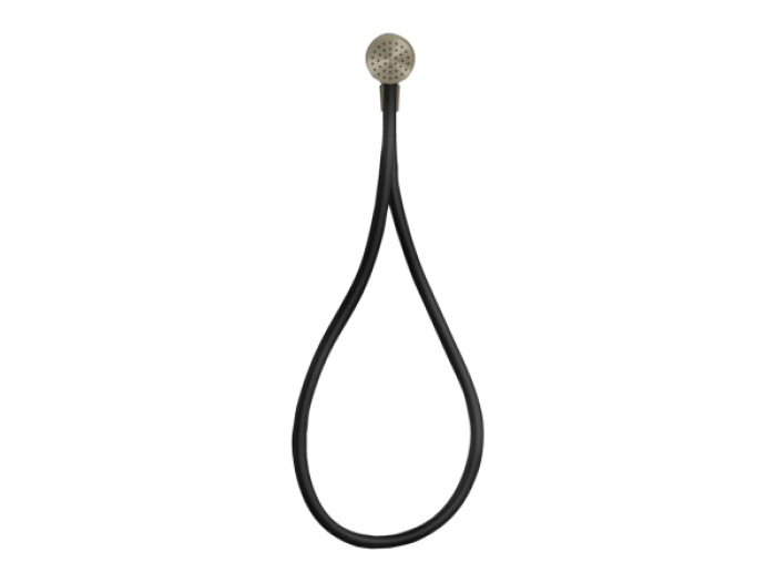 На изображении товар Ручной душ Gessi HI-FI, настенный, магнитный, цвет Finox Brushed Nickel от официального представителя в Москве